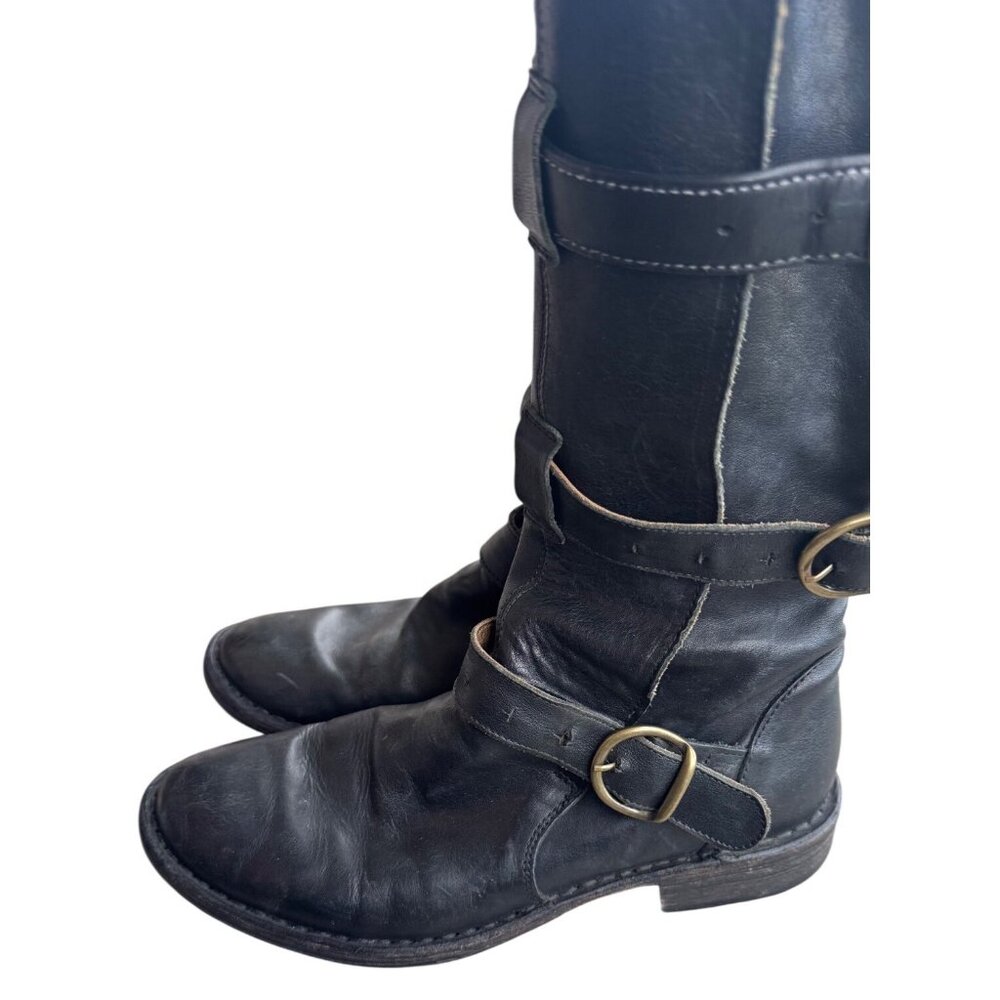 Fiorettini + Baker engineer motorcycle Eternity boots in black - Picture 6 of 16